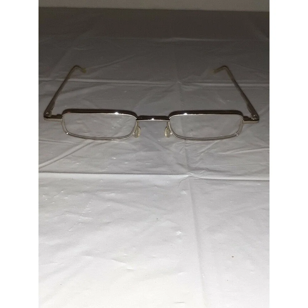 Silver Reading Glasses With Carrying Tube 1.75